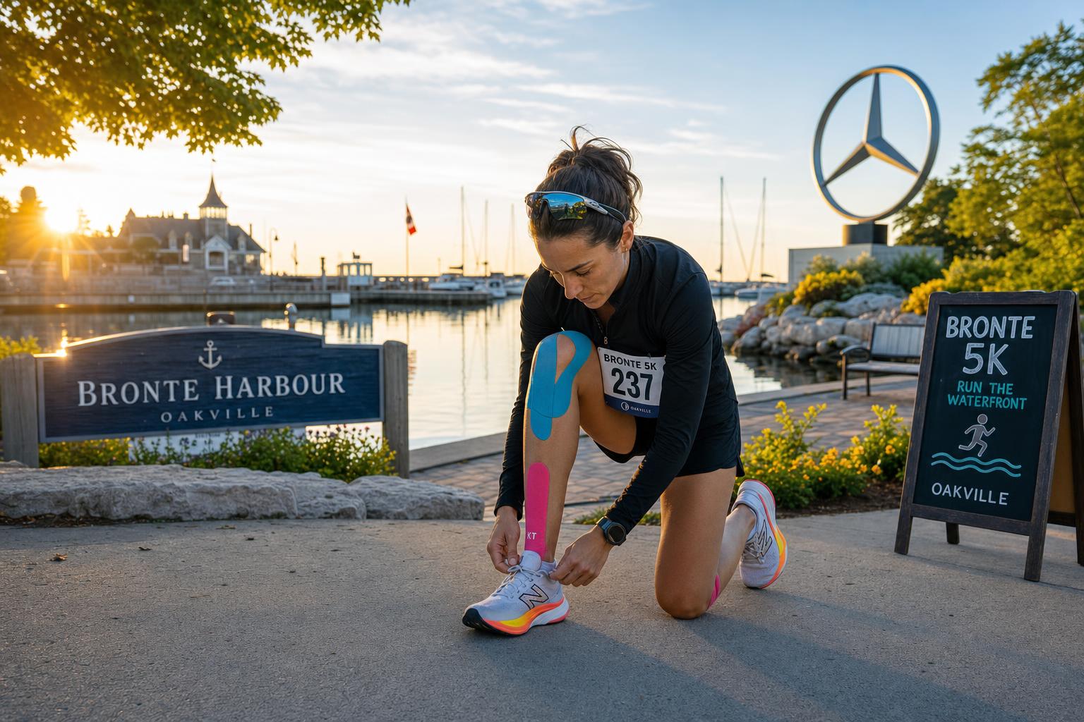 Race Day Taping Tips for 5K - Mercedes-Benz Oakville
