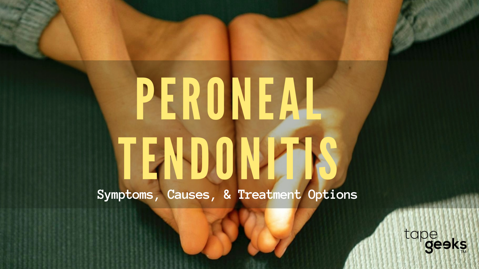 HOW DO YOU DO PERONEAL TENDONITIS TAPING?