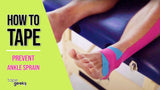 HOW TO APPLY KINESIOLOGY TAPE FOR AN ANKLE SPRAIN