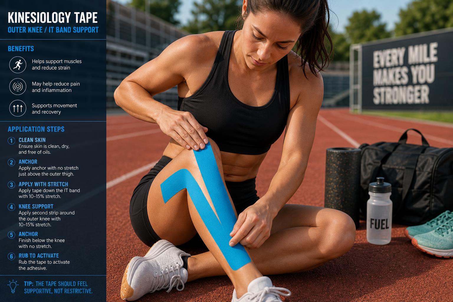 Kinesiology Tape for IT Band Syndrome | Runner's Guide