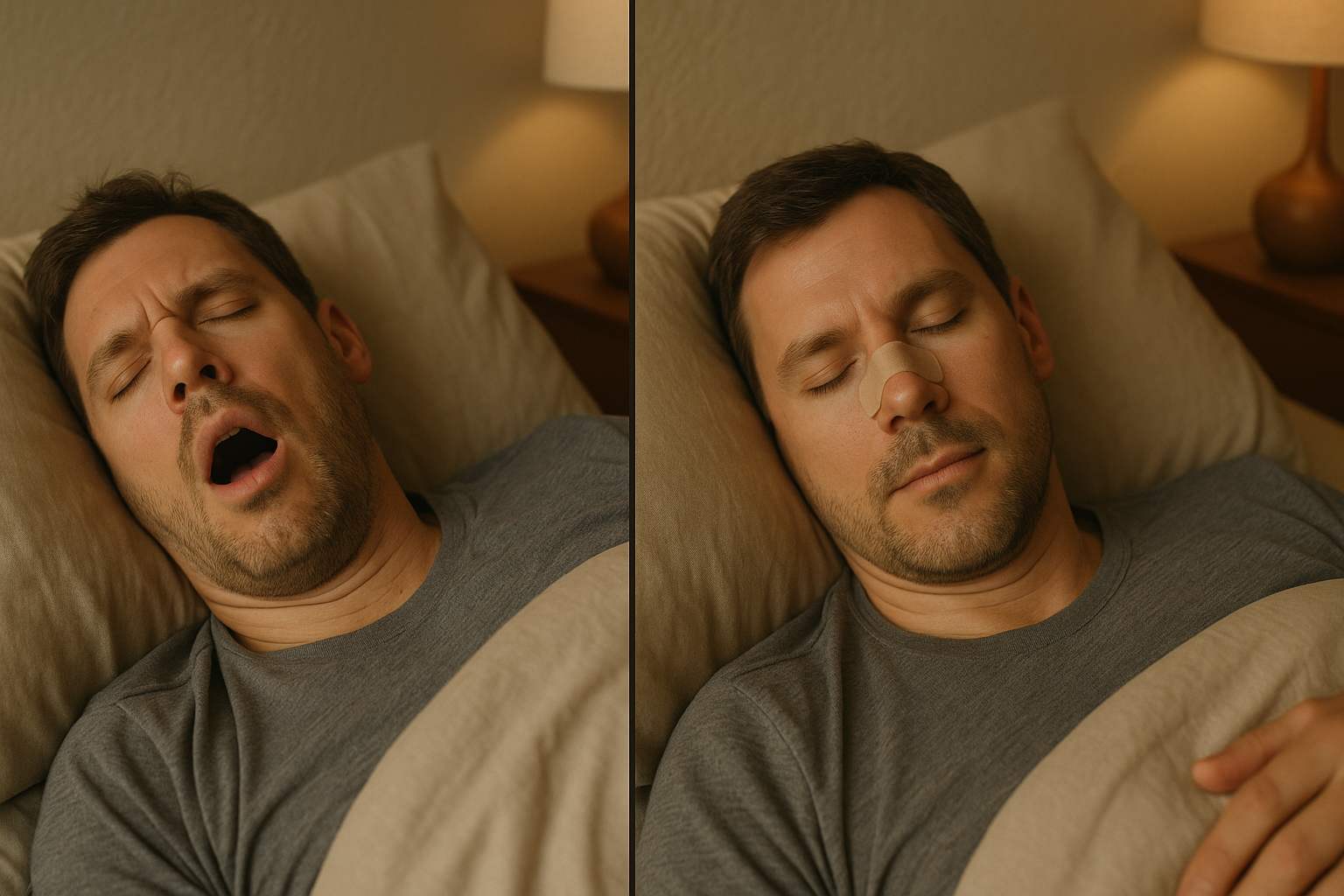 Do nasal strips really work — comparison of restful sleep with and without nasal strips