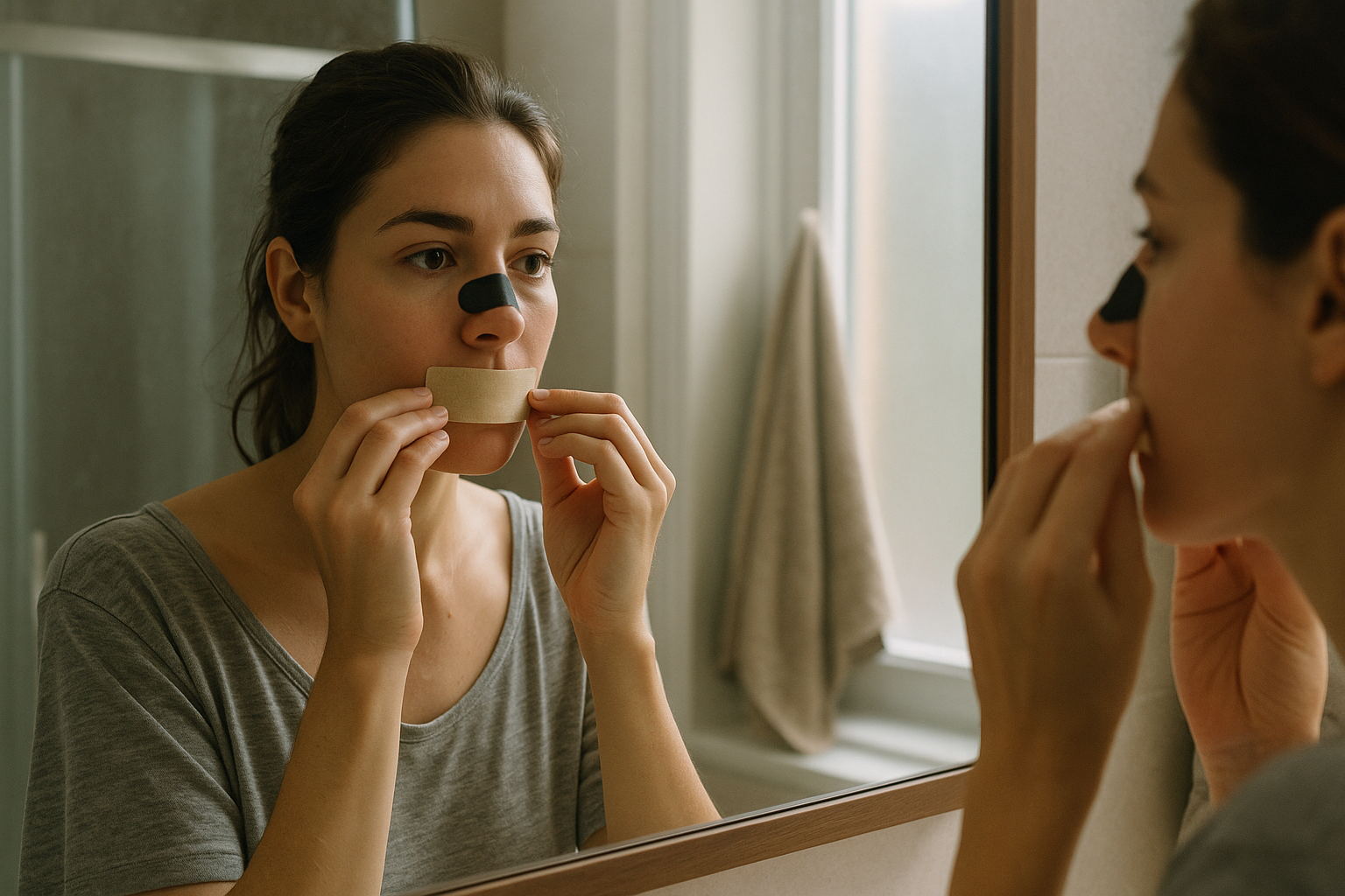 Kinesiology tape used as mouth tape — can you use KT tape for mouth taping guide