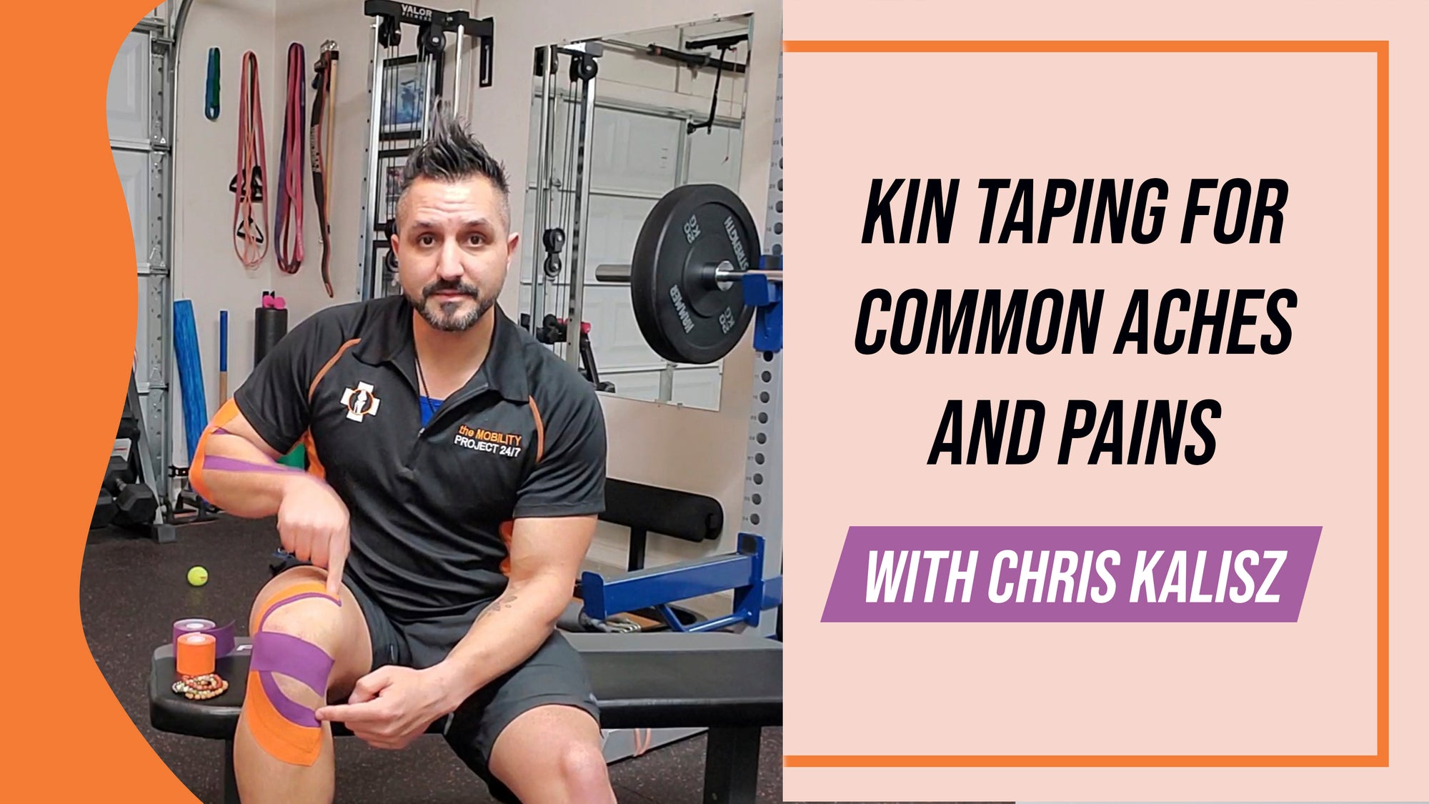 KINESIOLOGY TAPING FOR COMMON INJURIES WITH CHRIS KALISZ