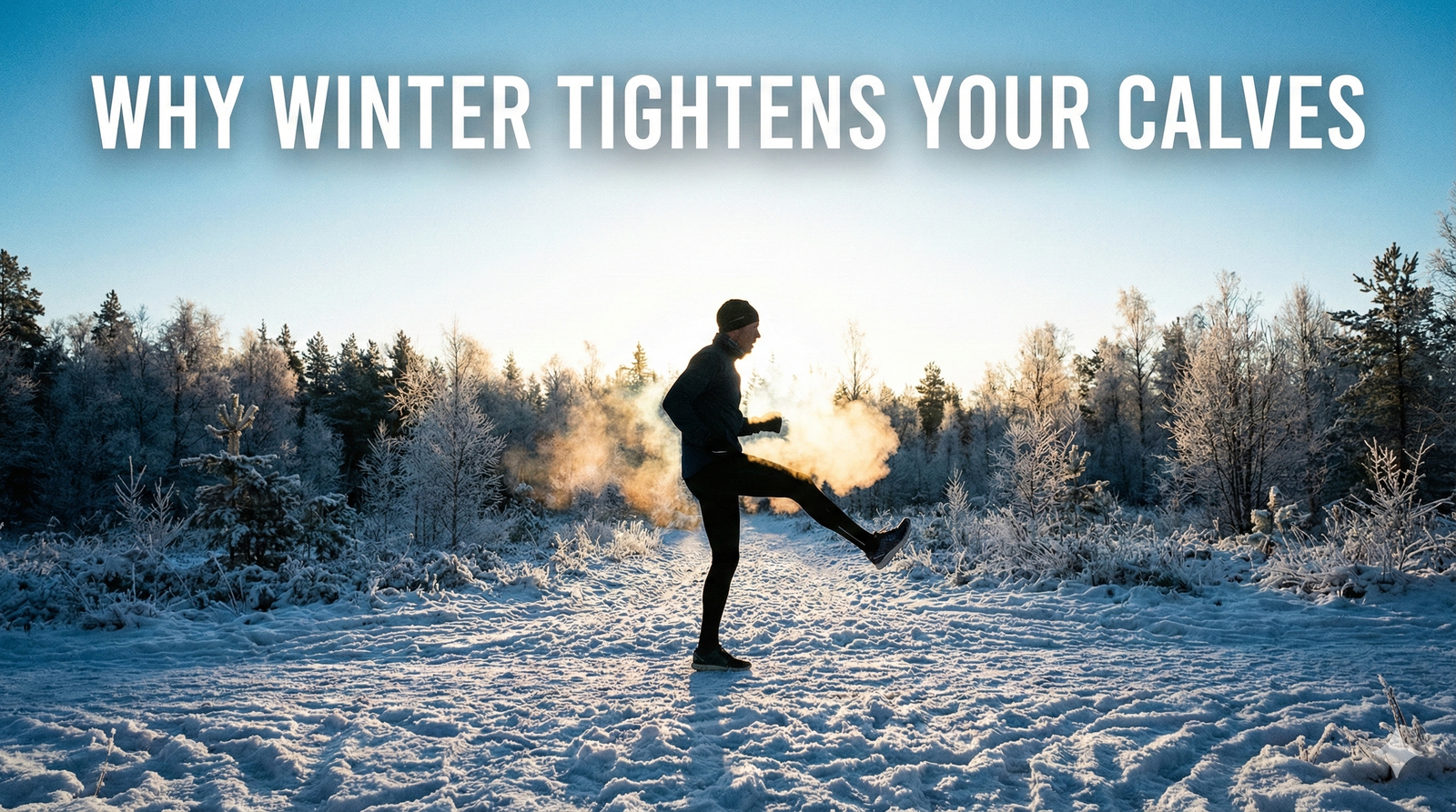 Why winter tightens your calves and how to warm up properly — TapeGeeks running guide