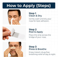 TG Nasal Strips – 2 Pack for Better Breathing | Anti-Snore, Congestion Relief