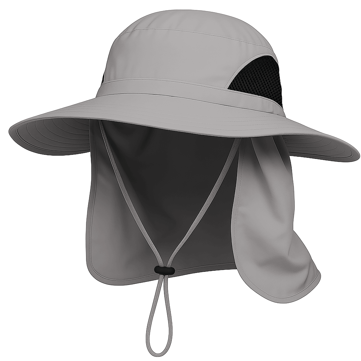 Discoverer UPF 50+ sun hat — with detachable neck flap