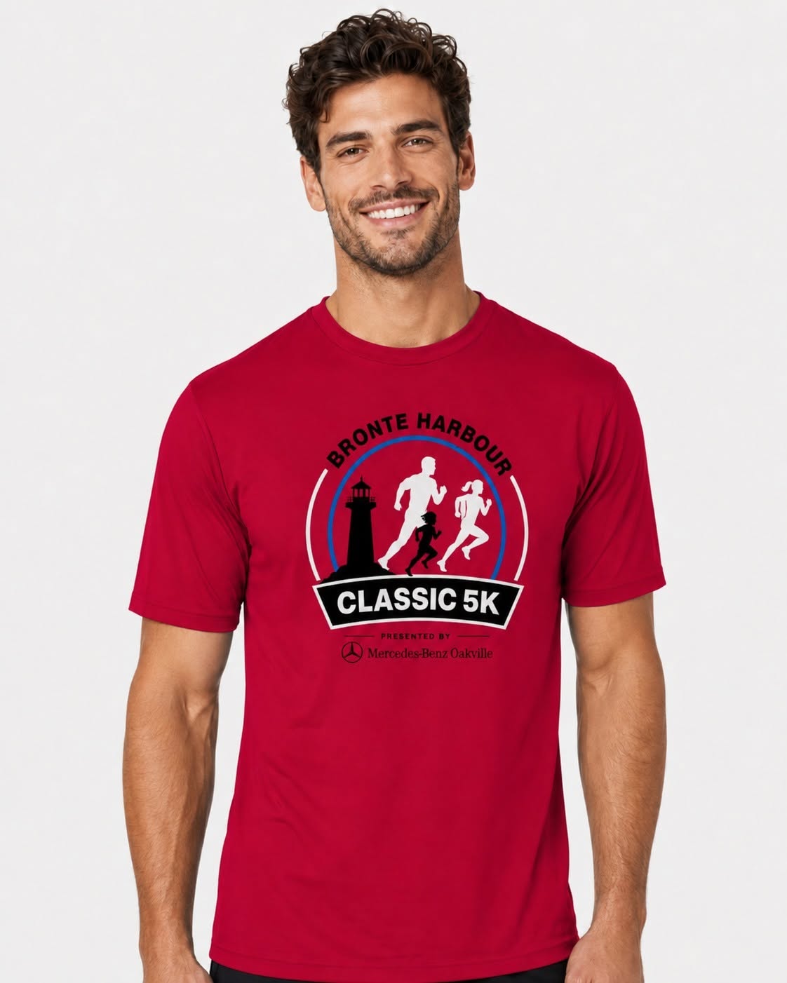 Inaugural Bronte Harbour Classic 5K race t-shirt — men's style