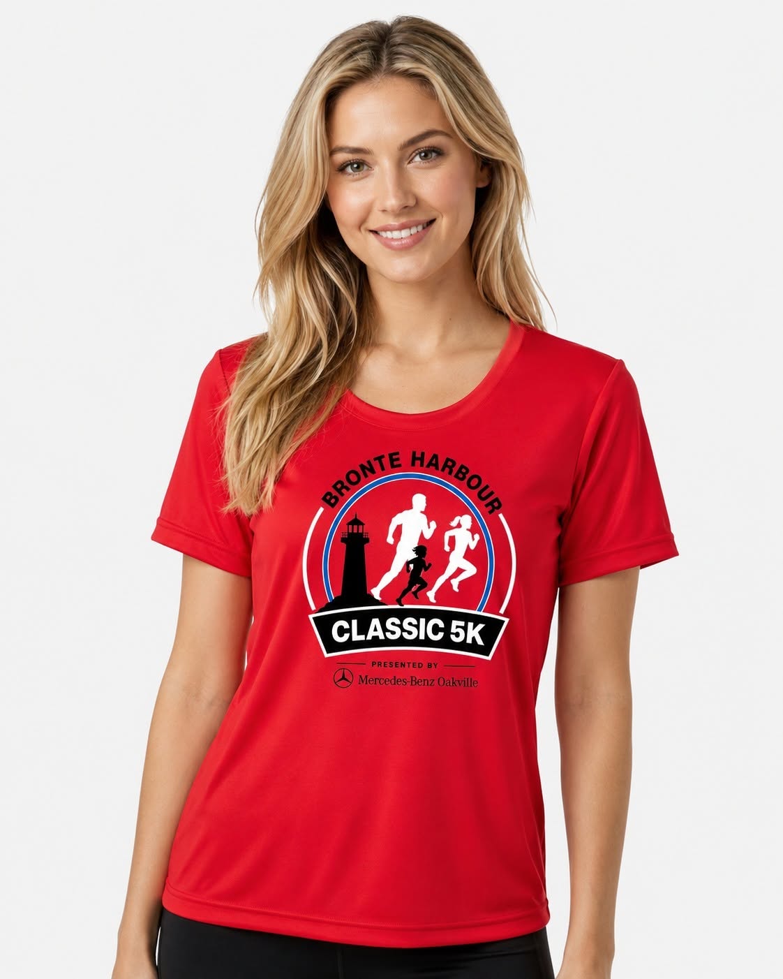 Inaugural Bronte Harbour Classic 5K race t-shirt — women's style