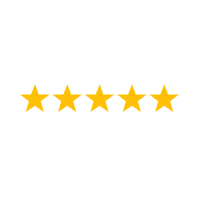 5-star customer review rating for Breathe+ Nasal Strips