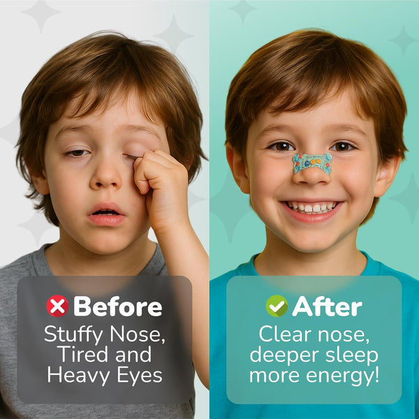 before after kids nasal strip results clear-breathing sleep-improvement congestion-relief tapegeeks